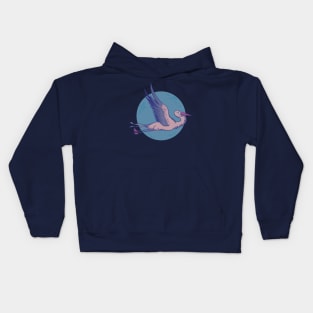 Moonlight flight Kids Hoodie